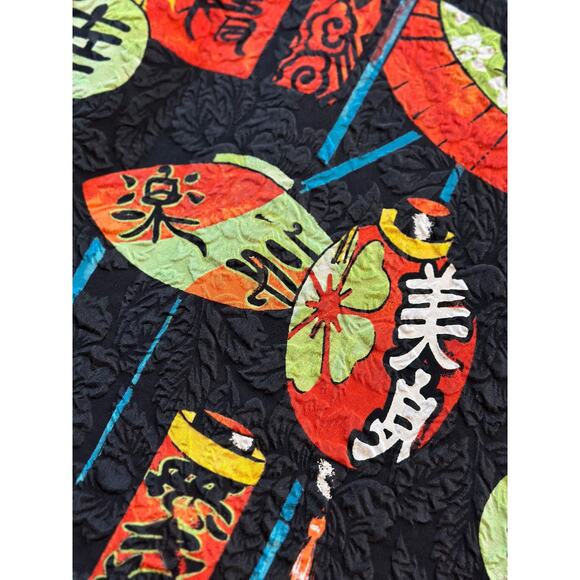 Chico’s Women’s 3 XL Silk Exquisite Imperial Silk Taiwanese Lantern Festival Top - Picture 4 of 11